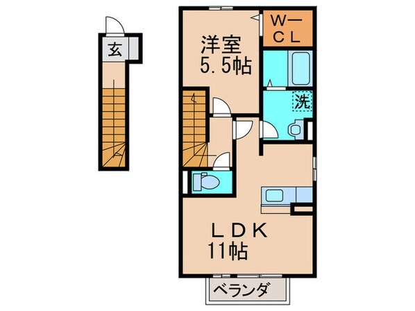 サニーコート　Ｂ棟の物件間取画像